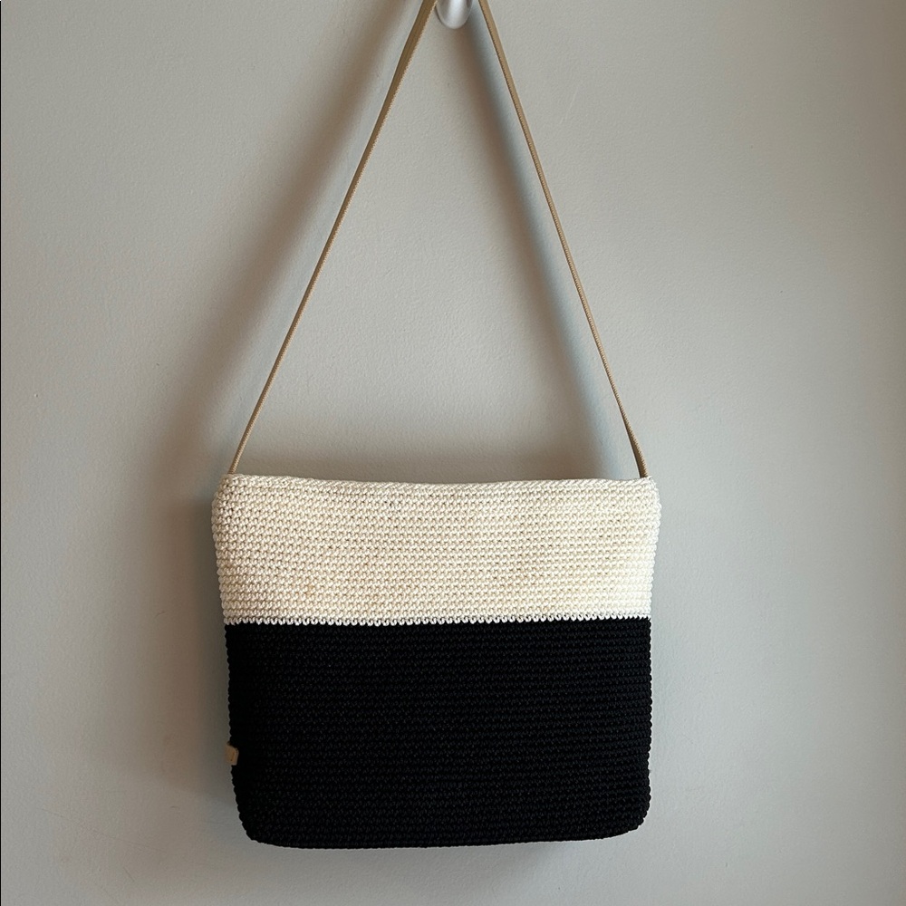 The Sak Elliott Lucca Shoulder Bag in Black & Off White